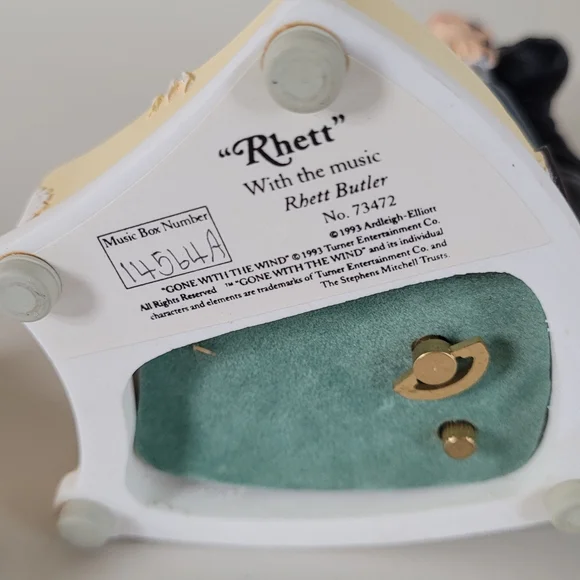 Rhett GWTW GONE WITH THE WIND Rhett Butler music bx Ardleigh-Elliot 1993 - Picture 9 of 12